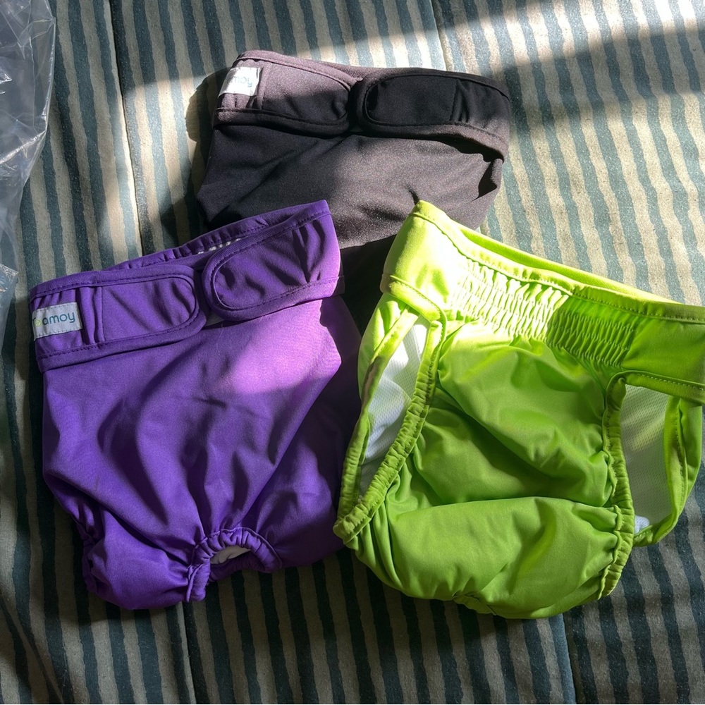 Female - reusable dog diapers! 3pack - washable